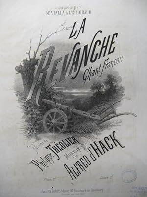 Seller image for D'HACK Alfred La Revanche Chant Piano XIXe for sale by partitions-anciennes