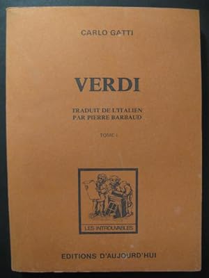 Image du vendeur pour GATTI Carlo Verdi Tome 1 1977 mis en vente par partitions-anciennes