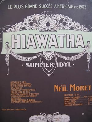 Image du vendeur pour Moret Neil Hiawatha Piano 1902 mis en vente par partitions-anciennes