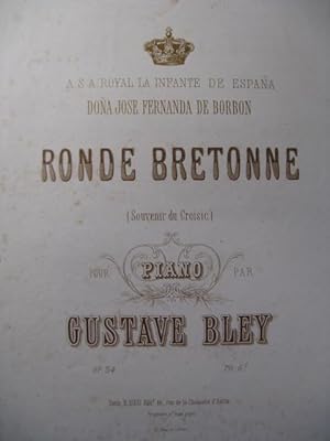 Immagine del venditore per BLEY Gustave Ronde Bretonne Piano ca1860 venduto da partitions-anciennes