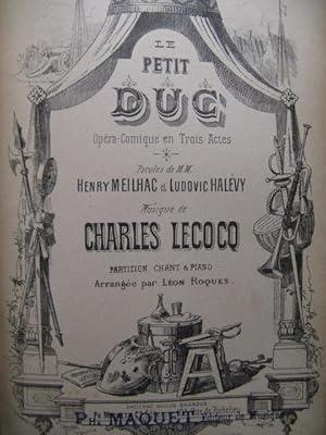 LECOCQ Charles Le Petit Duc Opera ca1890