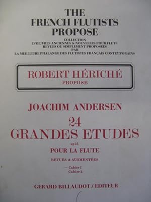 Imagen del vendedor de ANDERSEN Joachim 24 Etudes Flute a la venta por partitions-anciennes