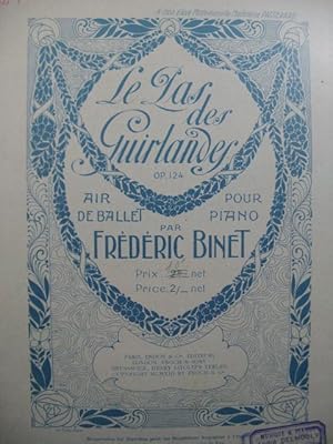 Seller image for BINET Frdric Le Pas des Guirlandes Piano for sale by partitions-anciennes