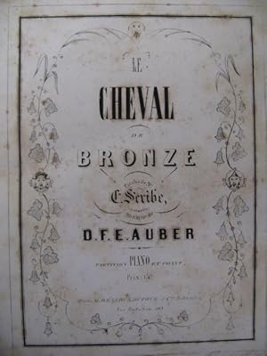 AUBER D. F. E. Le Cheval de Bronze Opera ca1855