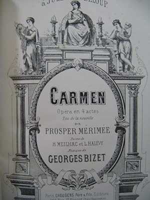 BIZET Georges Carmen Opéra Piano seul XIXe
