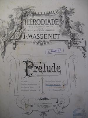 MASSENET Jules Prélude d'Hérodiade Orchestre 1894