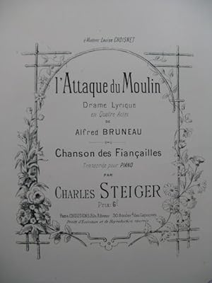 Bild des Verkufers fr STEIGER Charles l'Attaque du Moulin Piano zum Verkauf von partitions-anciennes