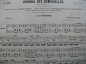 Image du vendeur pour Journal des Demoiselles De Revel Morel Tonel Piano 1854 mis en vente par partitions-anciennes