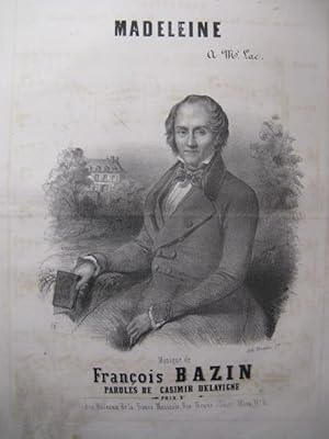 BAZIN François Madeleine Chant Piano XIXe