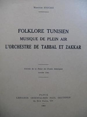 SNOUSSI Manoubi Folklore Tunisien 1961