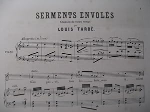 Seller image for TARB Louis Serments envols Chant Piano XIXe for sale by partitions-anciennes