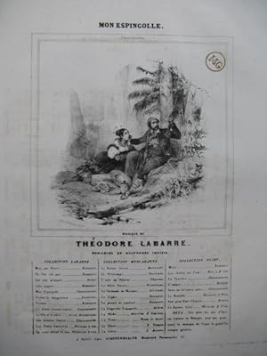 Seller image for LABARRE Thodore Mon Espingnolle Chant Piano ca1840 for sale by partitions-anciennes