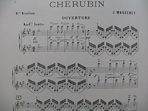 MASSENET Jules Chérubin Ouverture Orchestre 1904