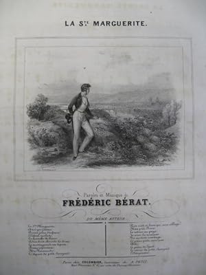 Seller image for BRAT Frdric La Ste Marguerite Chant Piano ca1840 for sale by partitions-anciennes