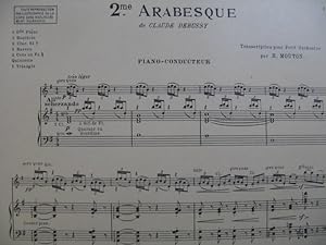 DEBUSSY Claude 2ème Arabesque Orchestre
