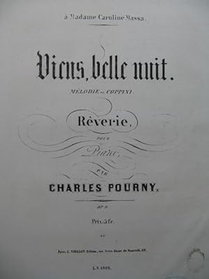 Seller image for POURNY Charles Viens belle nuit Piano for sale by partitions-anciennes