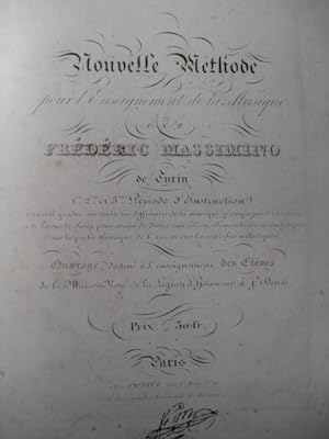 MASSIMINO Frédéric Méthode de Musique XIXe