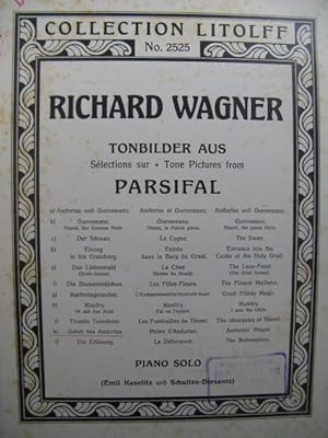 WAGNER Richard Parsifal Gebet des Amfortas Piano
