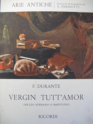 Seller image for DURANTE Francesco Vergin Tutt'amor Chant Piano 1955 for sale by partitions-anciennes