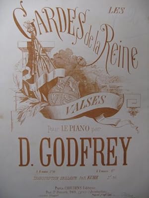 Imagen del vendedor de GODFREY Daniel Les Gardes de la Reine Piano ca1865 a la venta por partitions-anciennes