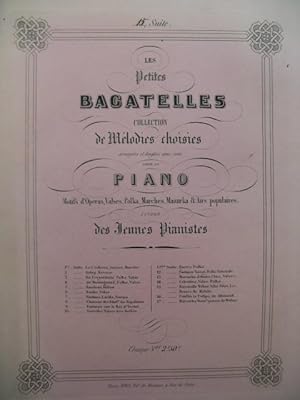 MERZ Carl Les Petites Bagatelles Piano XIXe