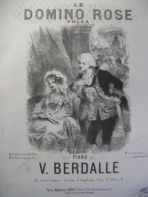 Immagine del venditore per BERDALLE Victor Le Domino Rose Piano ca1880 venduto da partitions-anciennes