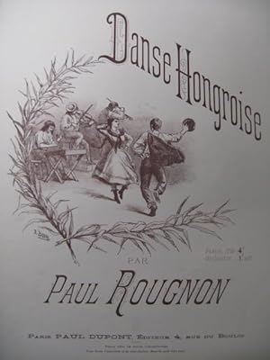 Seller image for ROUGNON Paul Danse Hongroise Piano XIXe for sale by partitions-anciennes