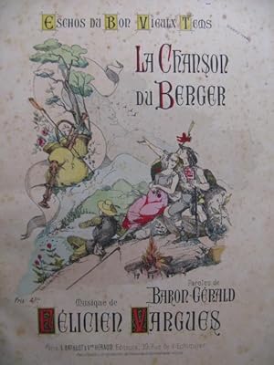 Seller image for VARGUES Flicien La Chanson du Berger Chant Piano ca1890 for sale by partitions-anciennes