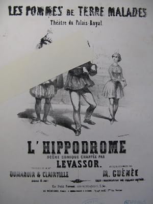 Imagen del vendedor de GUNE M. L'Hippodrome Chant Piano ca1850 a la venta por partitions-anciennes