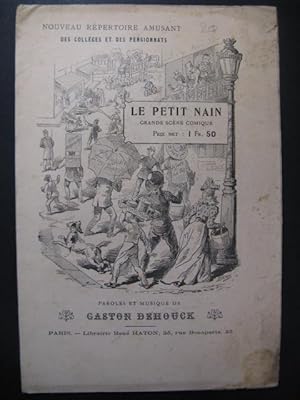 Imagen del vendedor de DEHOUCK Gaston Le Petit Nain Chant Piano a la venta por partitions-anciennes