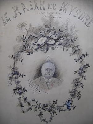 LECOCQ Charles Le Rajah de Mysore Manuscrit Piano 1914