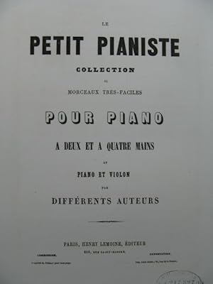 Image du vendeur pour GOLDNER W. IVe Sonatine Violon Piano XIXe mis en vente par partitions-anciennes