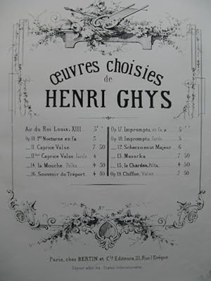 Seller image for GHYS Henri Air Piano for sale by partitions-anciennes