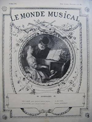 Le Monde Musical Piano Chant Piano 4 mains 1914