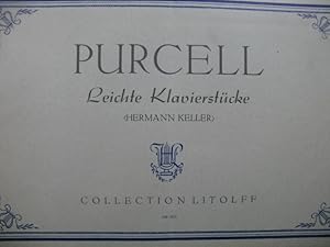 PURCELL Henry Leichte Klavierstücke Piano