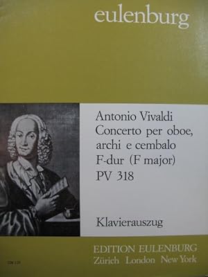 VIVALDI Antonio Concerto F dur Hautbois Piano 1973