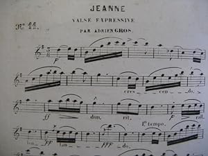 GROS Adrien Jeanne Violon Flute XIXe