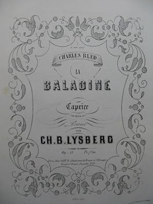 Seller image for LYSBERG Ch. B. La Baladine Piano ca1860 for sale by partitions-anciennes
