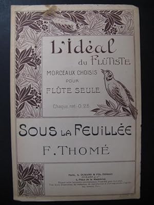 Seller image for THOM Francis Sous la Feuille Flute for sale by partitions-anciennes