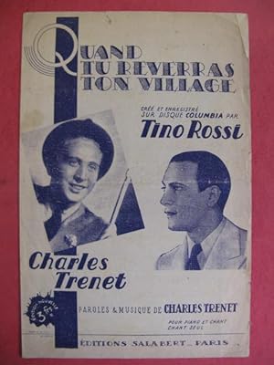 Quand tu reverras ton village Tino Rossi-Ch.Trénet 1942