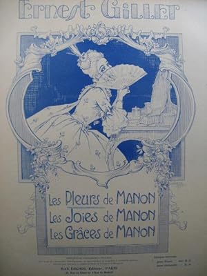 Seller image for GILLET Ernest Les Pleurs de Manon Piano for sale by partitions-anciennes