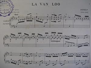 DUPHLY La Van Loo Clavecin Piano 1908