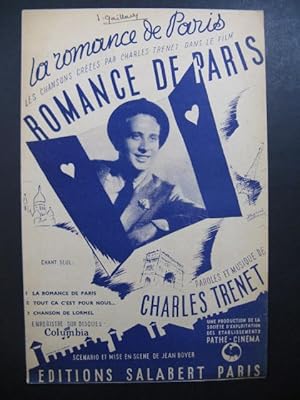 Charles TRENET La Romance de Paris, 1941 Chanson