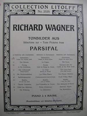 WAGNER Richard Parsifal Gurnemanz Piano 4 mains
