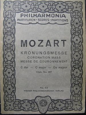 MOZART W. A. Messe n° 16 K.317 Orchestre