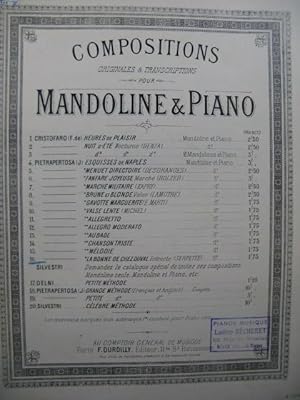 PIETRAPERTOSA J. La Bonne de chez Duval Piano Mandoline XIXe