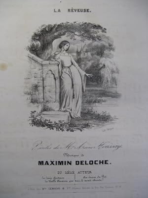 Imagen del vendedor de DELOCHE Maximin La Reveuse Chant Piano ca1830 a la venta por partitions-anciennes