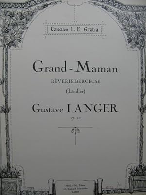 Image du vendeur pour LANGER Gustave Grand-Maman piano mis en vente par partitions-anciennes