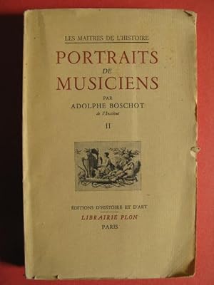 BOSCHOT Adolphe Portraits de Musiciens Vol 2 1947