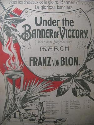 VON BLON Franz Under the Banner of Victory Piano Guitare Violon